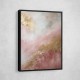 Pink & Gold Stroke Abstract 5 Wall Art