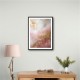 Pink & Gold Stroke Abstract 5 Wall Art