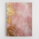 Pink & Gold Stroke Abstract 6 Wall Art