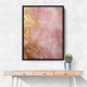 Pink & Gold Stroke Abstract 6 Wall Art