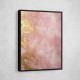 Pink & Gold Stroke Abstract 6 Wall Art