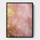 Pink & Gold Stroke Abstract 6 Wall Art