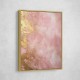 Pink & Gold Stroke Abstract 6 Wall Art