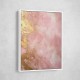 Pink & Gold Stroke Abstract 6 Wall Art