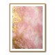 Pink & Gold Stroke Abstract 6 Wall Art