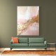 Pink & Gold Stroke Abstract 7 Wall Art