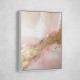 Pink & Gold Stroke Abstract 7 Wall Art