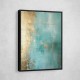 Turquoise & Gold 13 Abstract Wall Art