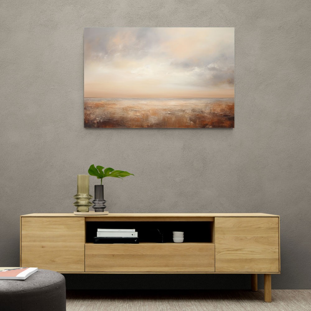 Seascape Brown Abstract 1 Wall Art