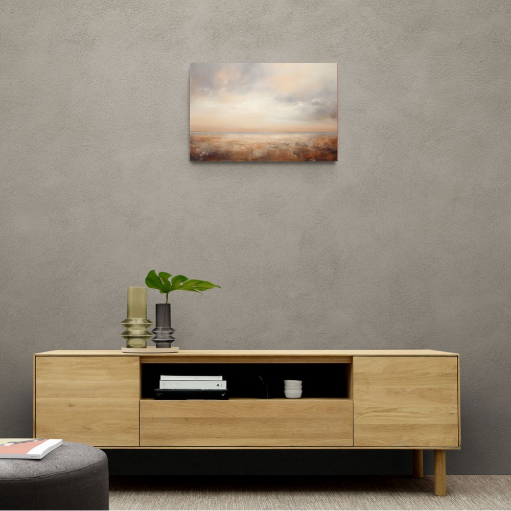 Seascape Brown Abstract 1 Wall Art