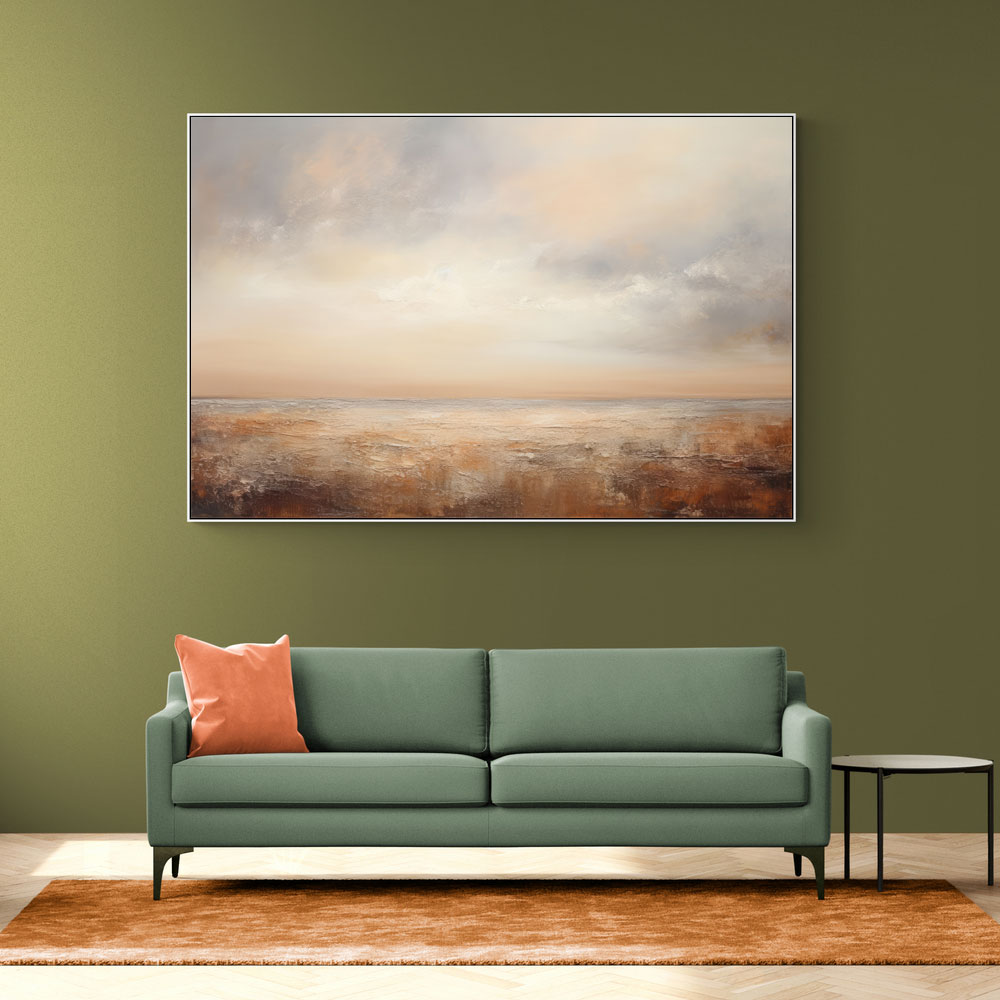 Seascape Brown Abstract 1 Wall Art