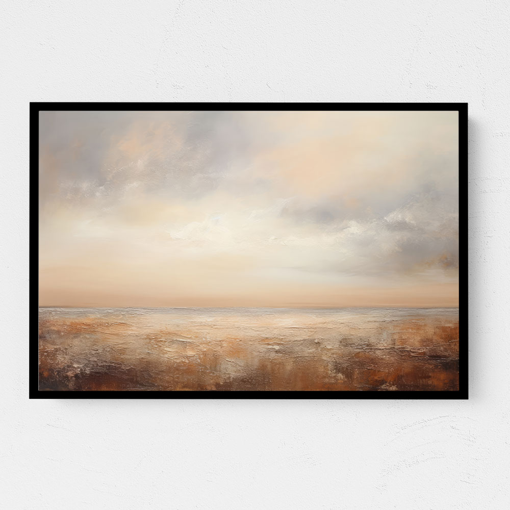 Seascape Brown Abstract 1 Wall Art