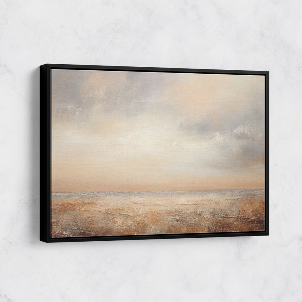 Seascape Brown Abstract 1 Wall Art