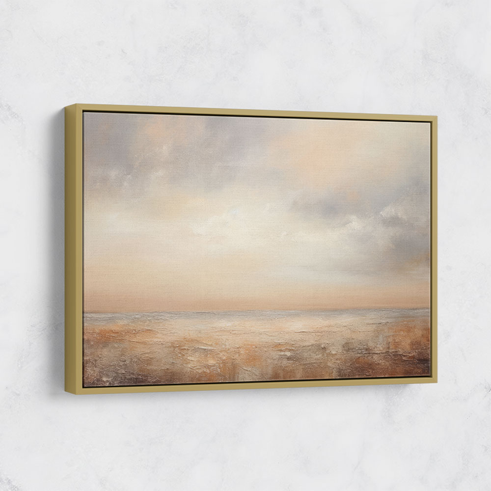 Seascape Brown Abstract 1 Wall Art