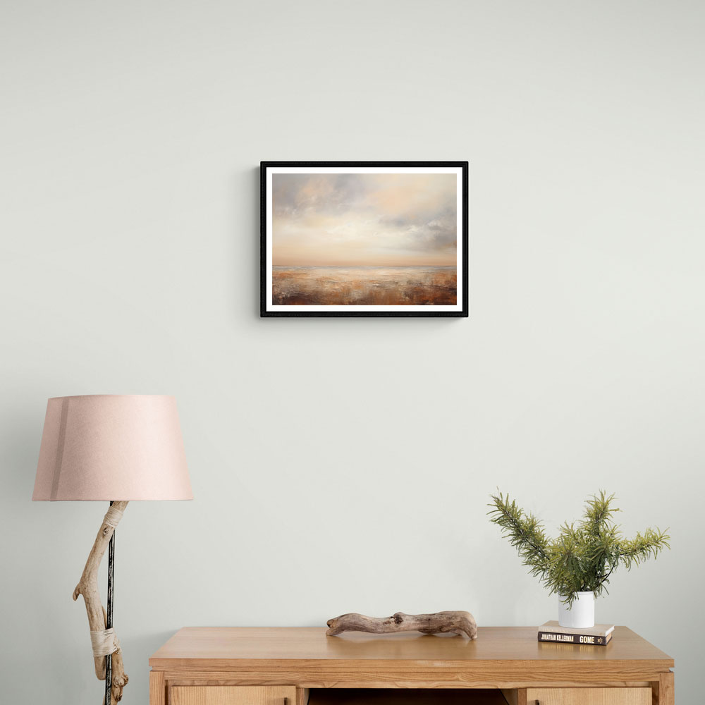 Seascape Brown Abstract 1 Wall Art