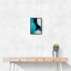 Teal Stoke Abstract Wall Art