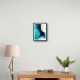 Teal Stoke Abstract Wall Art