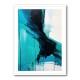 Teal Stoke Abstract Wall Art