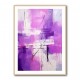 Purple Strokes Abstract 4