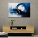 Blue Circle 10 Abstract Wall Art