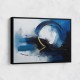 Blue Circle 10 Abstract Wall Art