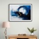 Blue Circle 10 Abstract Wall Art