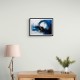 Blue Circle 10 Abstract Wall Art