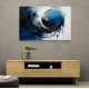 Blue Circle 11 Abstract Wall Art