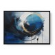 Blue Circle 11 Abstract Wall Art