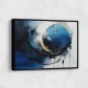 Blue Circle 11 Abstract Wall Art