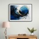 Blue Circle 11 Abstract Wall Art