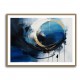 Blue Circle 11 Abstract Wall Art