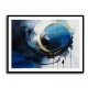 Blue Circle 11 Abstract Wall Art