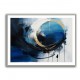 Blue Circle 11 Abstract Wall Art