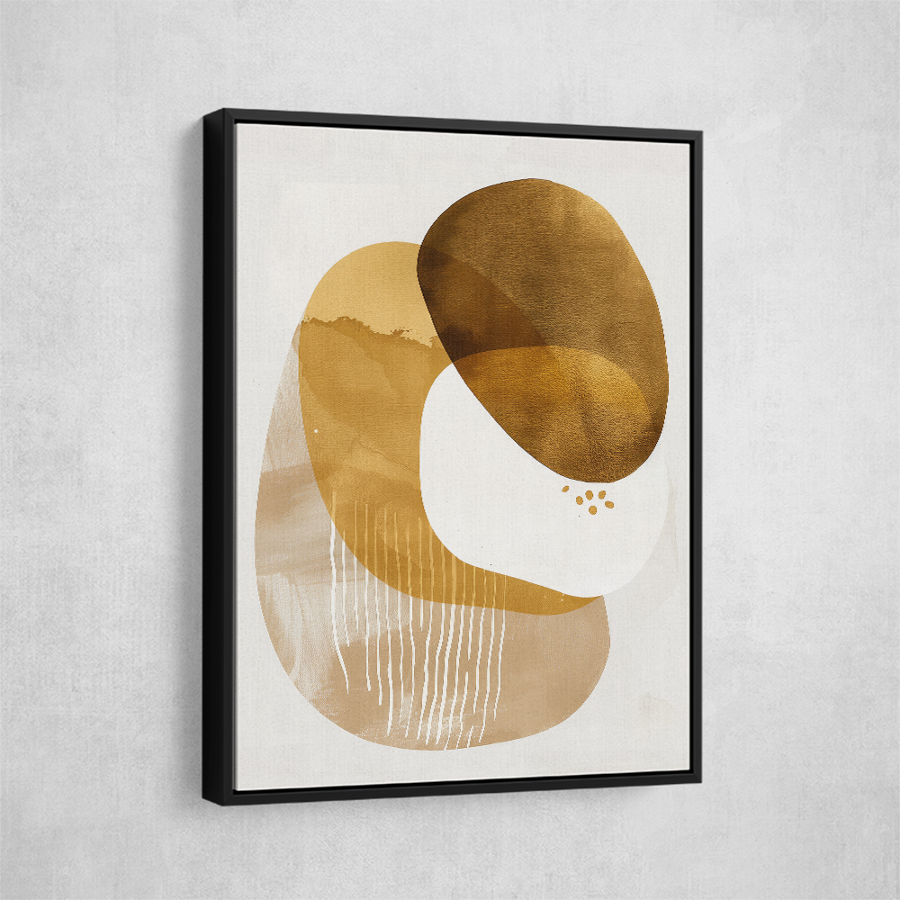 Minimalist Boho Shapes Rusty Gold 5