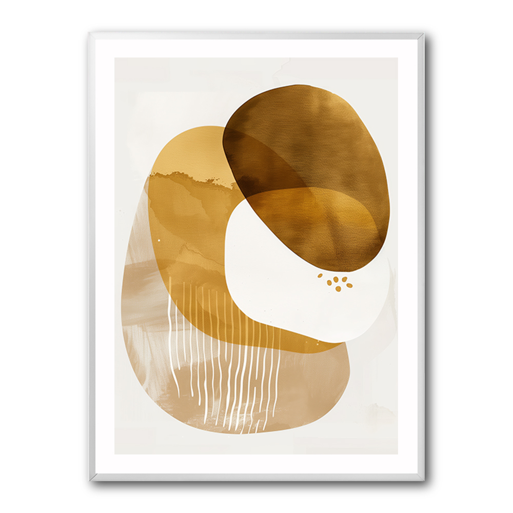 Minimalist Boho Shapes Rusty Gold 5