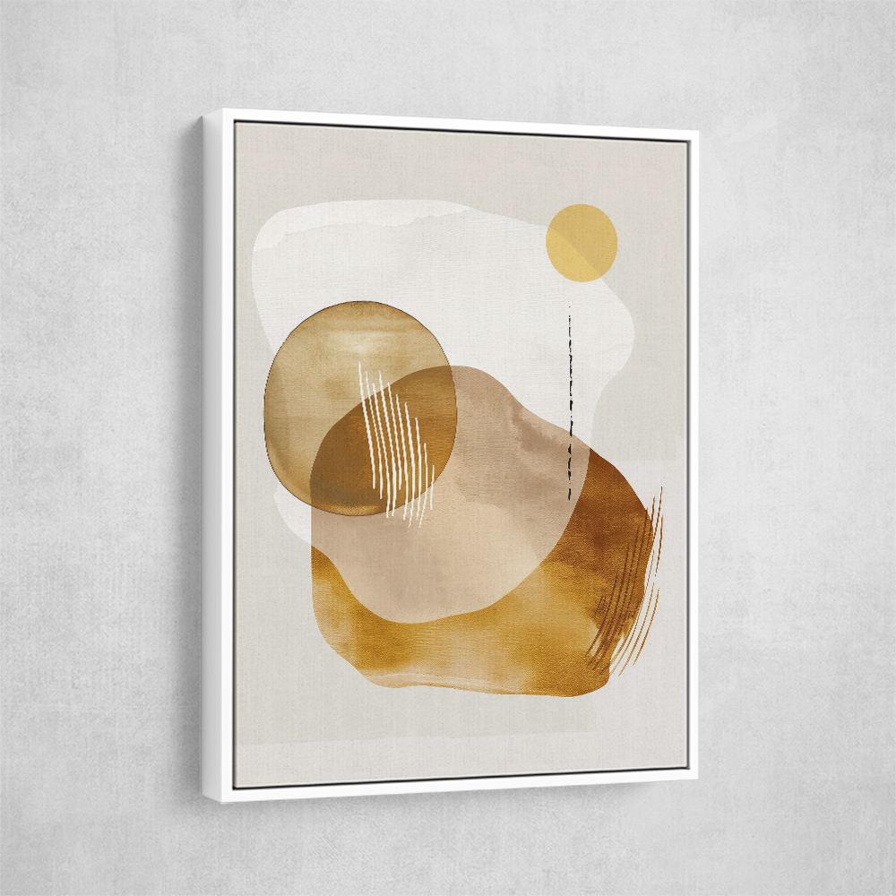 Minimalist Boho Shapes Rusty Gold 6