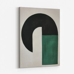 Minimalist Green Vintage Geometric Shapes 4