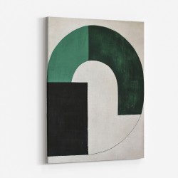 Minimalist Green Vintage Geometric Shapes 6