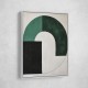 Minimalist Green Vintage Geometric Shapes 6