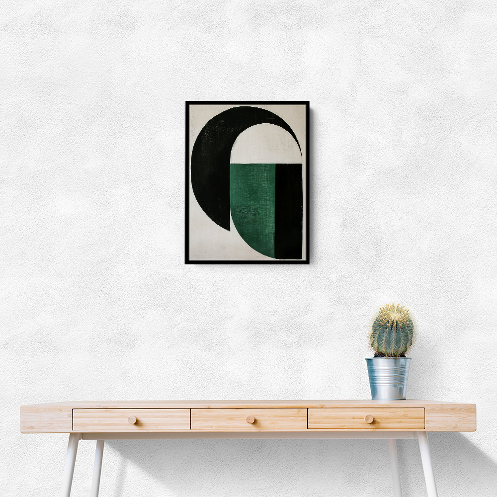 Minimalist Green Vintage Geometric Shapes 9