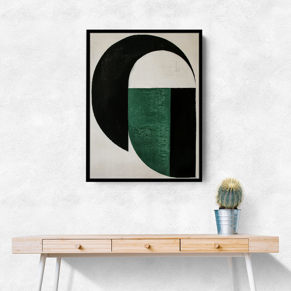 Minimalist Green Vintage Geometric Shapes 9