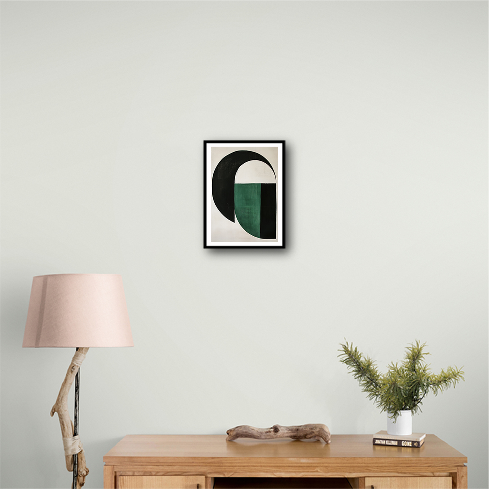 Minimalist Green Vintage Geometric Shapes 9