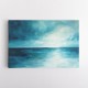 Abstract Blue Seascape Wall Art