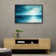 Abstract Blue Seascape Wall Art