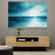 Abstract Blue Seascape Wall Art