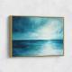 Abstract Blue Seascape Wall Art