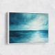 Abstract Blue Seascape Wall Art