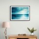 Abstract Blue Seascape Wall Art