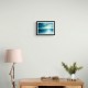 Abstract Blue Seascape Wall Art